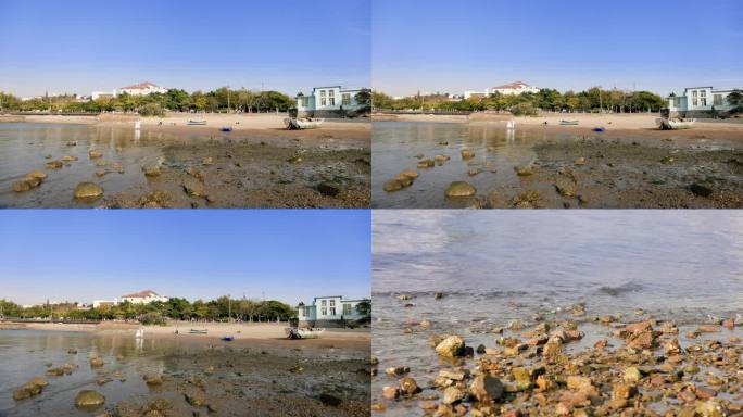 青岛第一海水浴场海景