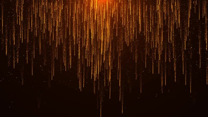 金色闪闪发光的豪华颗粒升起闪闪发光的金色地板颗粒星星尘埃背景。