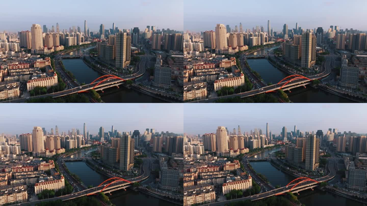 天津市金钢桥 海河沿岸建筑