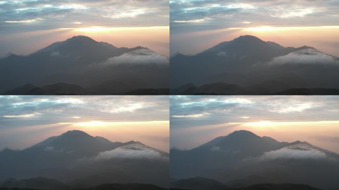 云海日出唯美朝霞火烧云晨曦日出太阳初升