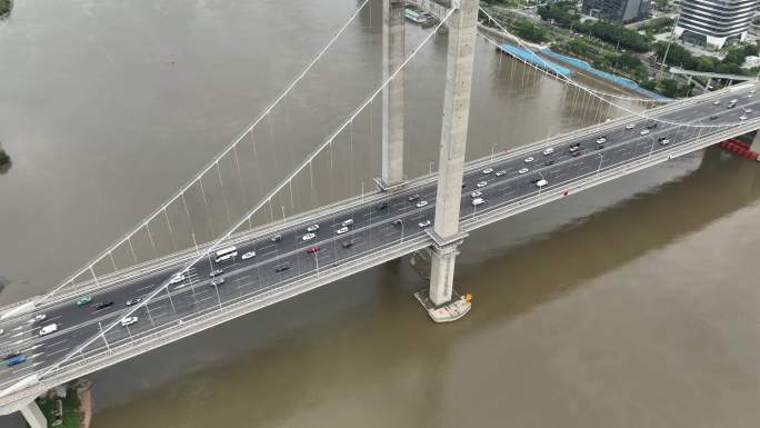 福州鼓山大桥航拍4k视频
