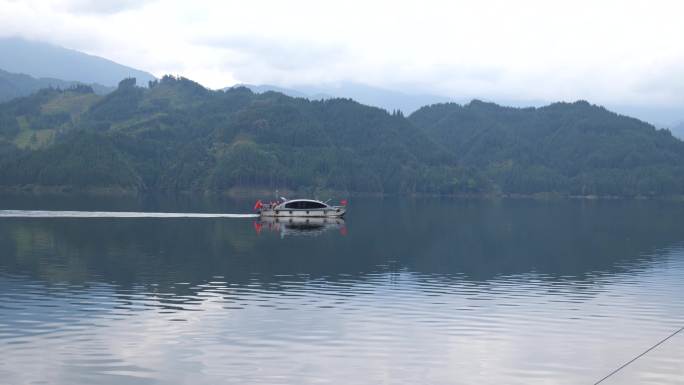 雅女湖航拍延时