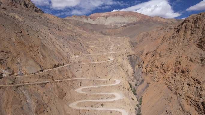 西藏 阿里 七拐 阿里公路 航拍
