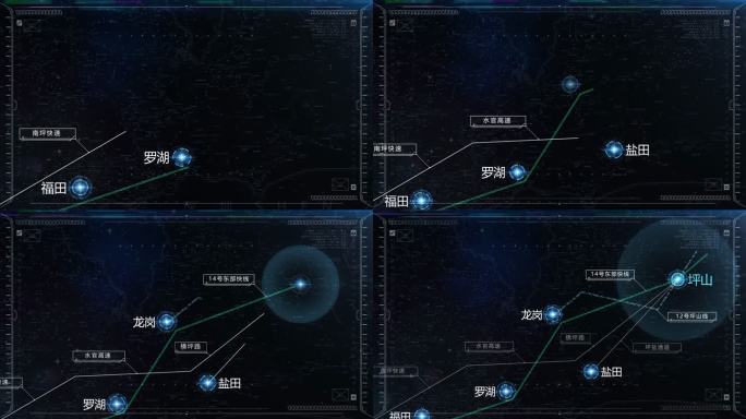 科技类城市区位地图