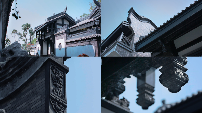 中国建筑院子细节