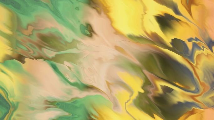 油画视觉创意海浪涌动抽象艺术背景4269