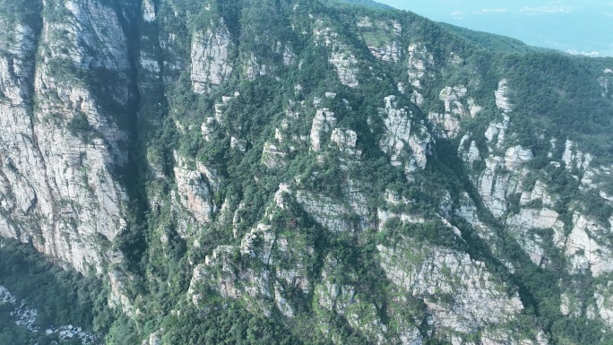 庐山风景区山峰岩石航拍山脉山丘山岭山陵