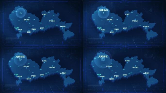 科技类城市区位地图（深圳）