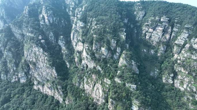 庐山风景区山峰岩石航拍山脉山丘山岭山陵