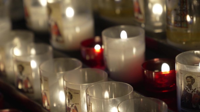 梵蒂冈纪念蜡烛祈祷信仰