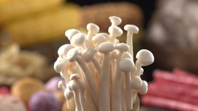 金针菇 菌菇 食材 冬菇 蘑菇 菌类