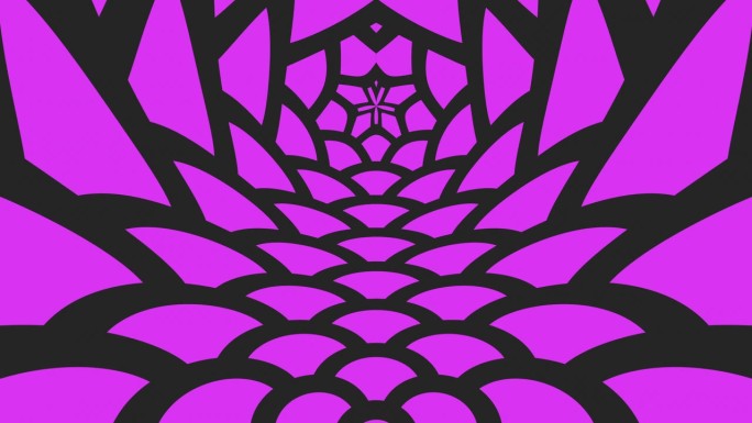 黑色上神秘的紫色圆圈图案，等待破译的神秘设计