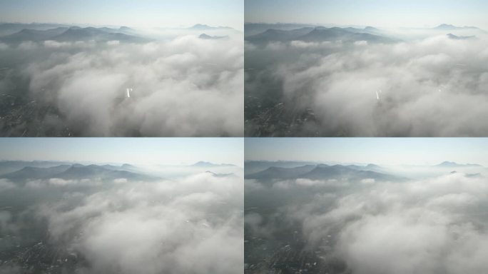 意境远山云雾风景