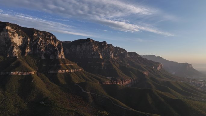 大美中国大好河山河南太行山美丽山川航拍