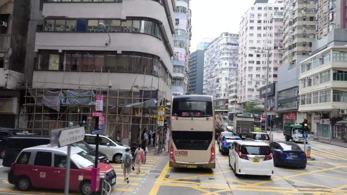 香港交通街道马路