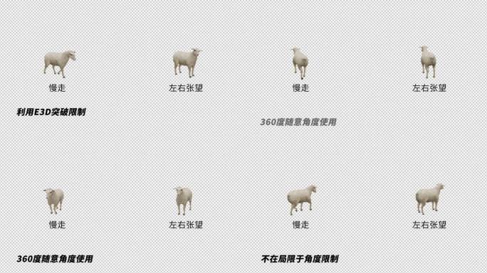AE自由调整动物模型系列_《羊》