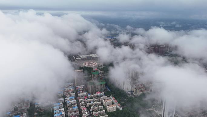 云层城市空境