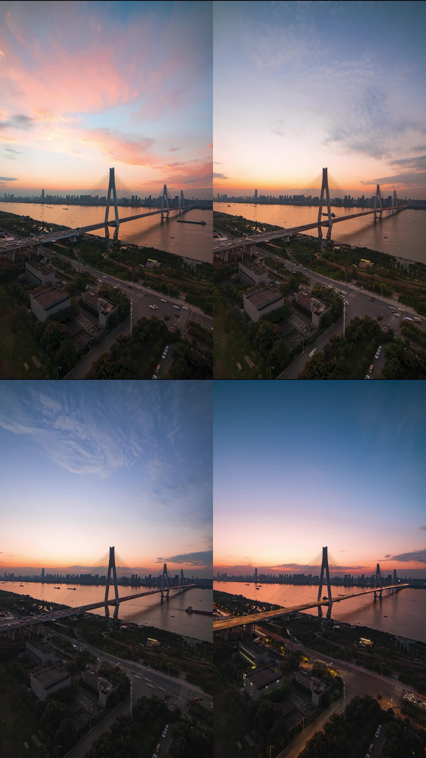 《二七长江大桥延时摄影》