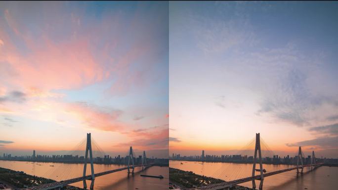 《二七长江大桥延时摄影》