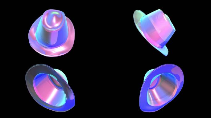 礼帽毡帽 防晒帽子鸭舌帽服饰布料打扮头戴