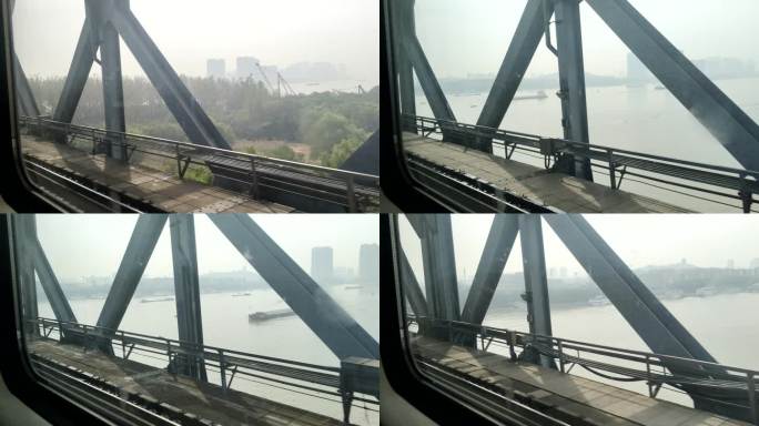 火车经过南京长江大桥