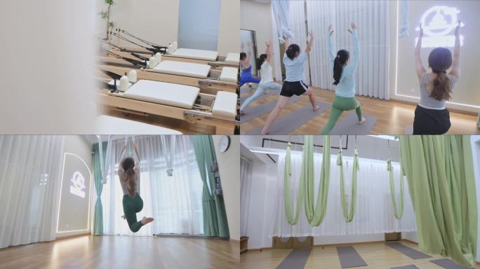 瑜伽馆  瑜伽工作室 瑜伽培训 美女健身