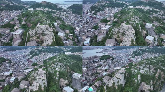 台州温岭石塘麒麟山航拍