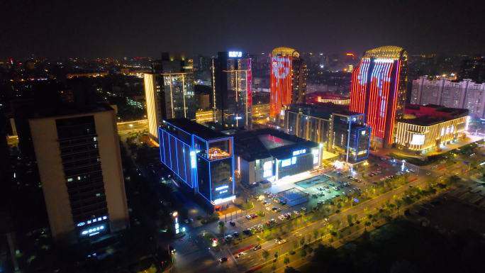扬州京华城夜景
