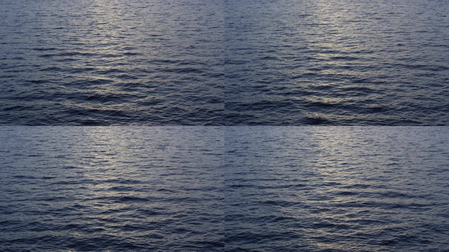 唯美大海水波纹波光粼粼视频空镜