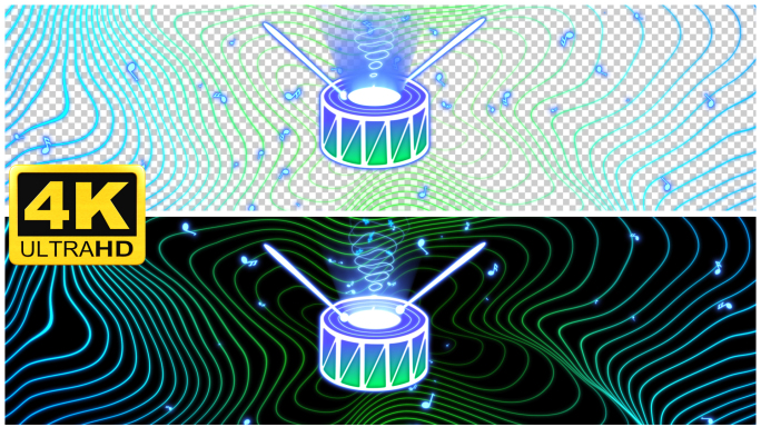 宽屏打鼓音乐节奏开场背景 波纹扩散线条B