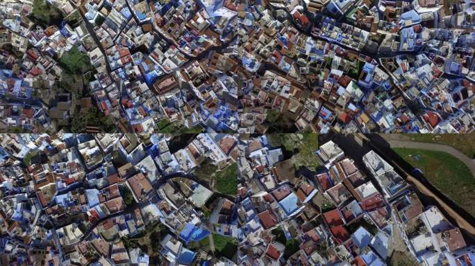 从上面看舍夫沙万:蓝色城市的空中探索