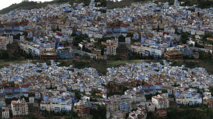 从上面看舍夫沙万:蓝色城市的空中探索