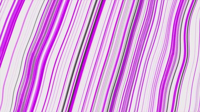流动的彩色线条带着波浪。运动。背景的彩色线条和波浪扭曲。波状流动和带状线性流动中的波动