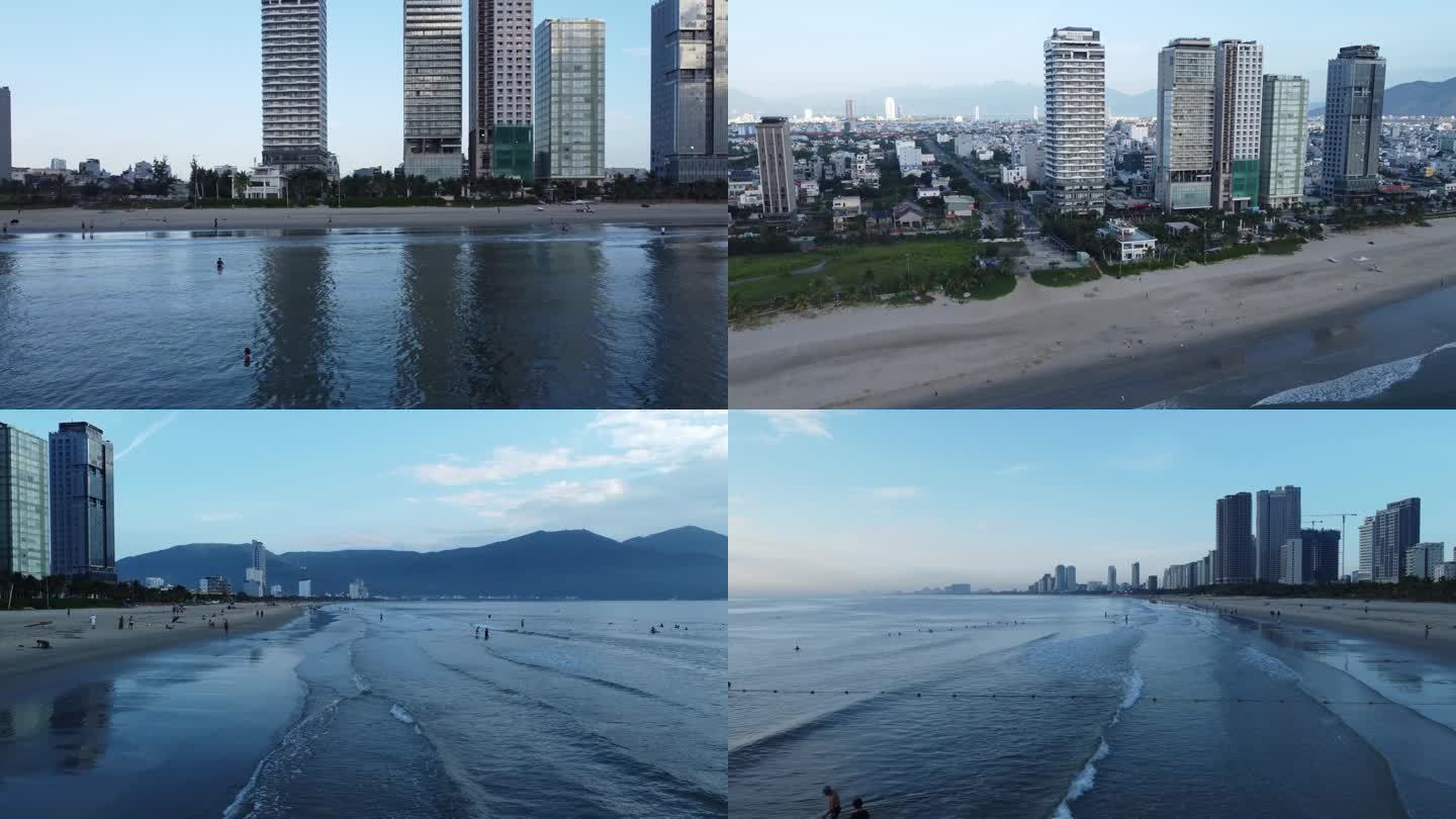 岘港海滩航拍2