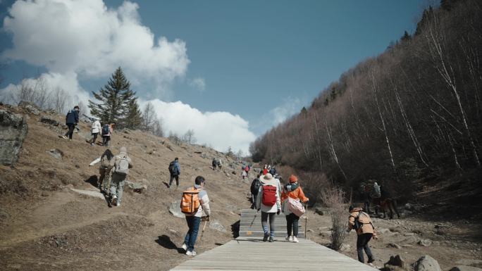 户外登山徒步