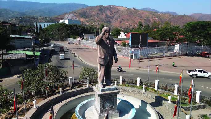 东帝汶第一任总统尼古洛巴托总统雕像