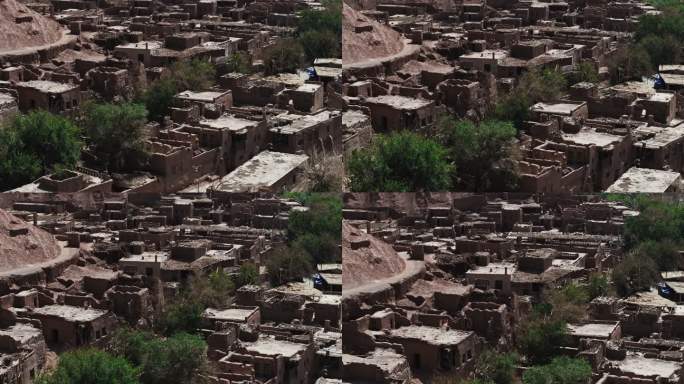 吐鲁番吐峪沟麻扎村传统维吾尔族生土建筑