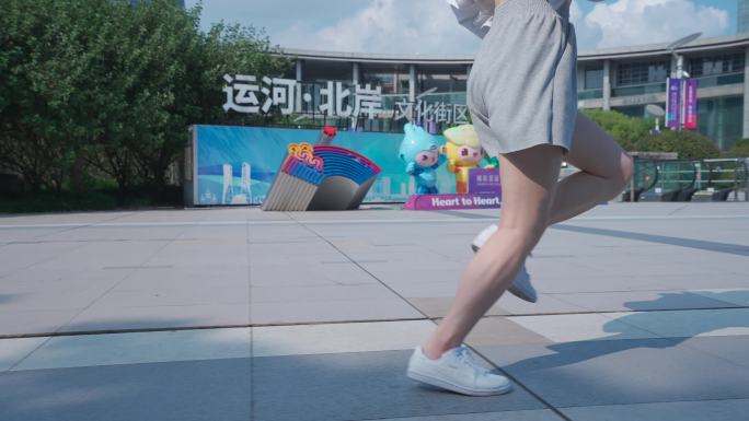 杭州大厦跑步励志升格震撼