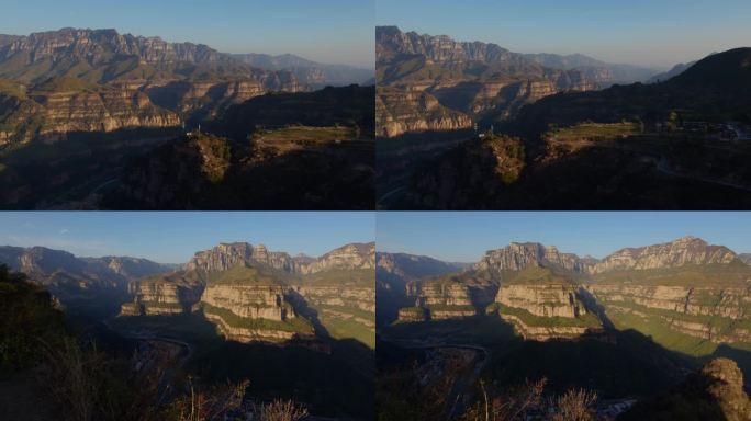 6K清晨太行山峡谷大景一组