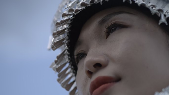 少数民族中国民族服饰首饰头饰非遗传承文化