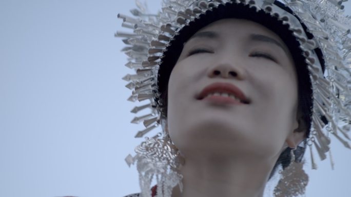 少数民族中国民族服饰首饰头饰非遗传承文化