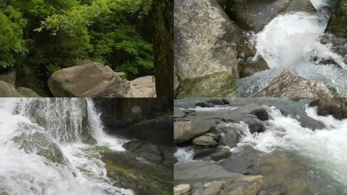 自然 风景 山水 瀑布 溪流 河流 水源
