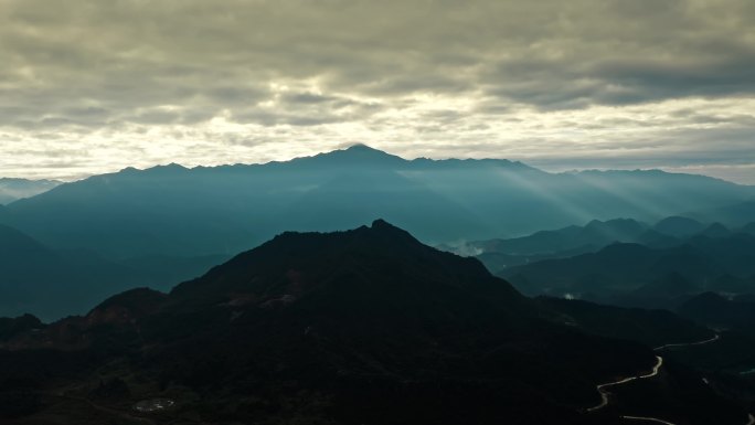 郴州五盖山狮子山自然山川天然氧吧生态旅游