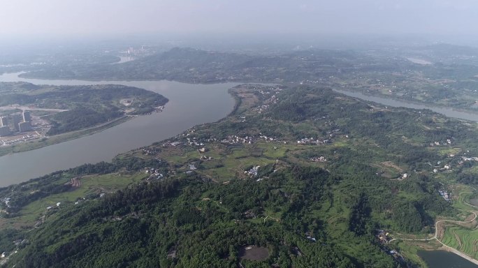 重庆合川：三江汇流