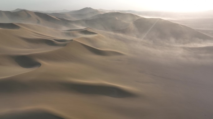 沙尘暴 库姆塔格沙漠