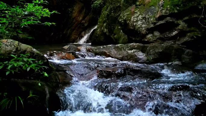 溪谷流水   山谷溪流