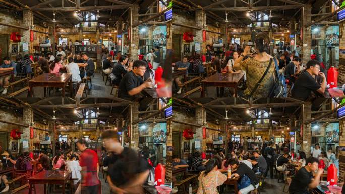 重庆九龙坡交通茶馆长时间拍摄延时空镜