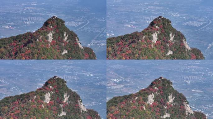 圭峰山红叶航拍