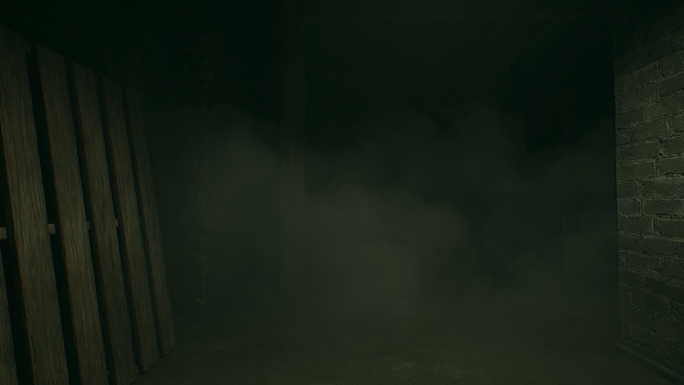 4k恐怖地下室迷雾背景