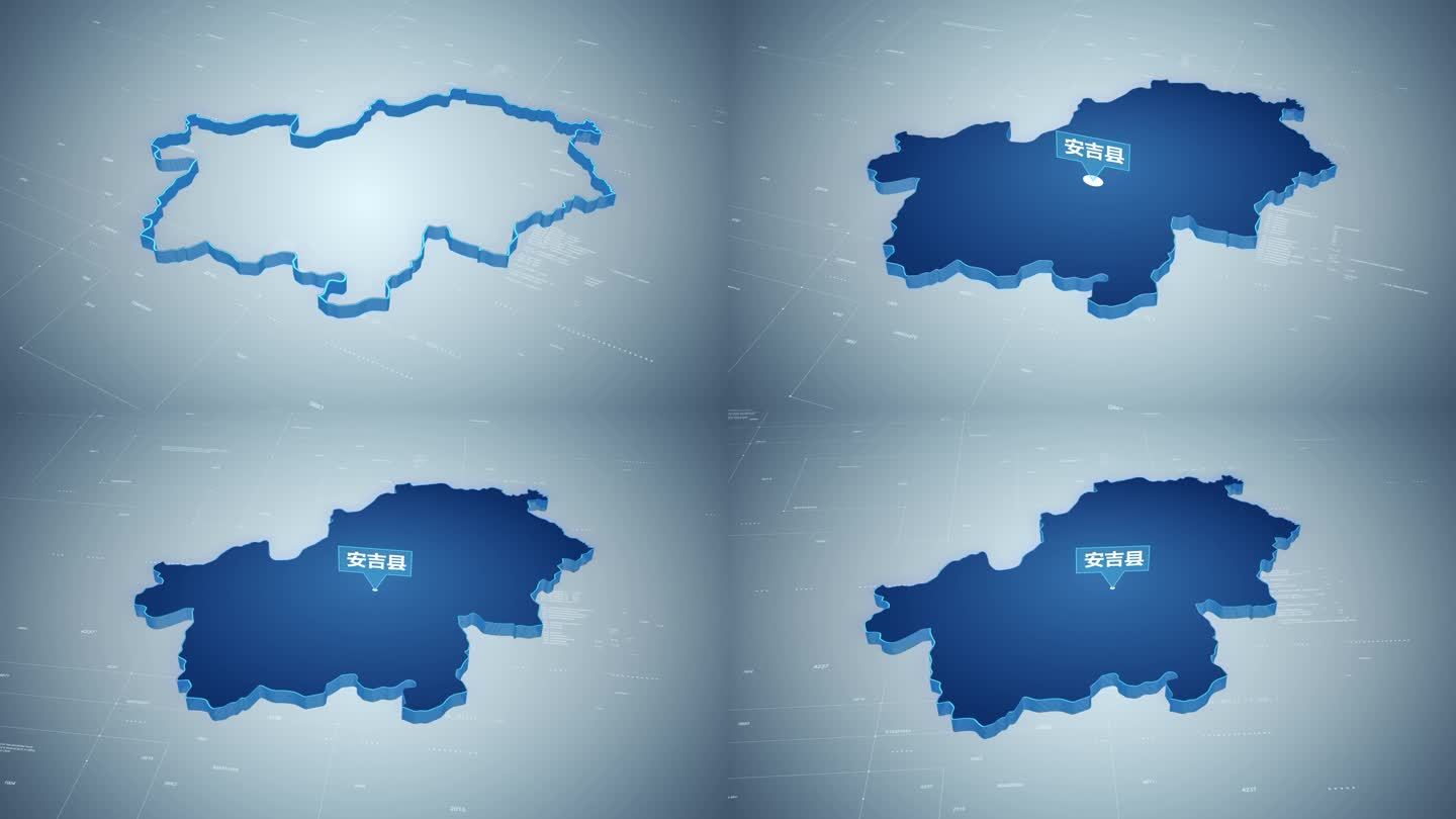 安吉县地图